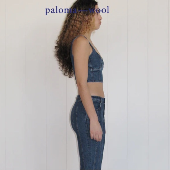 Paloma Wool Ramon Denim Top - Picture 5 of 9